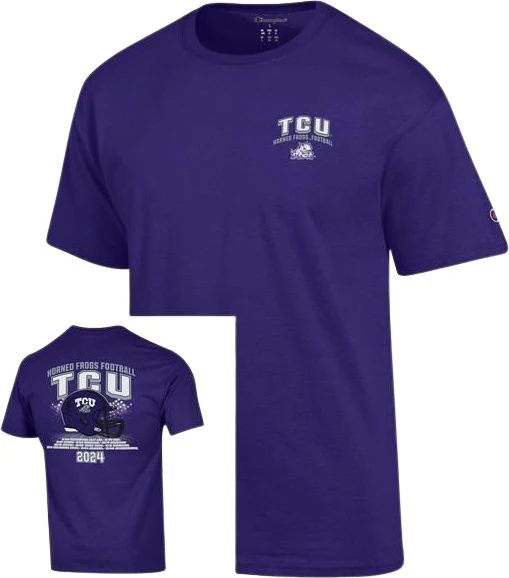 Texas Christian University Horned Frogs 2024 Football Short Sleeve T-Shirt