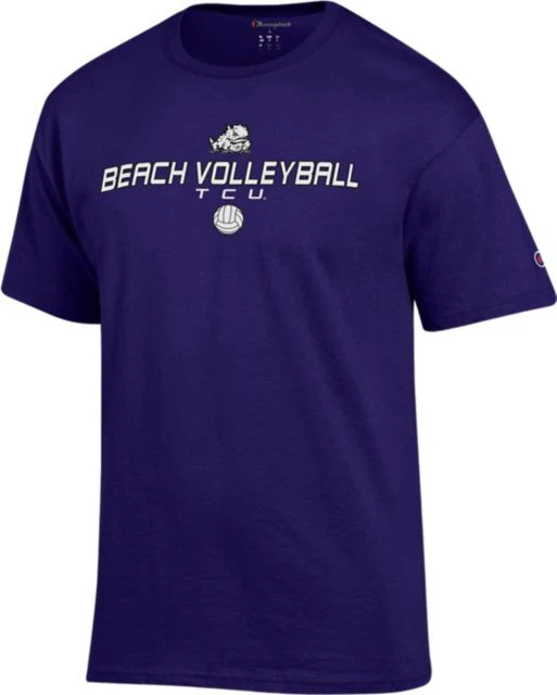 Texas Christian University Horned Frogs Beach Volleyball Short Sleeve T-Shirt