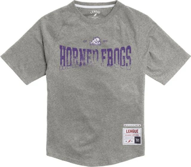 Texas Christian University Authentic 1991 Short Sleeve Raglan Crewneck T-Shirt - ONLINE ONLY