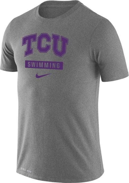 Texas Christian University Swimming Dri-Fit Legend 2.0 Short Sleeve T-Shirt
