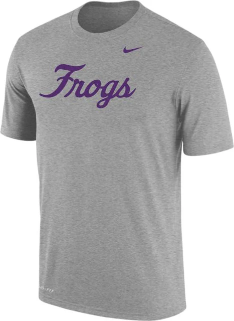 Texas Christian University Dri-Fit Cotton Short Sleeve Tee