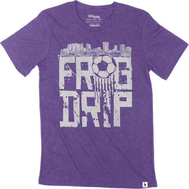 Texas Christian University Soccer Frog Drip T-Shirt