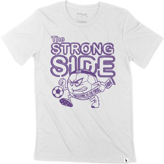 Texas Christian University Soccer Frog Side Strong Side T-Shirt - Image 2