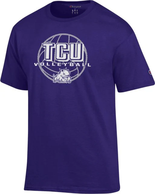 Texas Christian University Horned Frogs Volleyball Short Sleeve T-Shirt