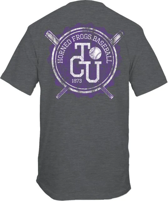 TCU Horned Frogs Baseball Short Sleeve T-Shirt
