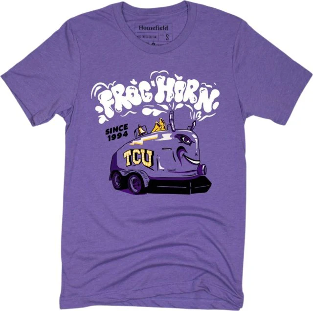 Texas Christian University Frog Horn T-Shirt