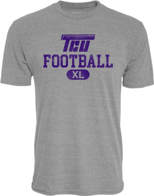 Texas Christian University Flying T Tri-Blend Short Sleeve T-Shirt