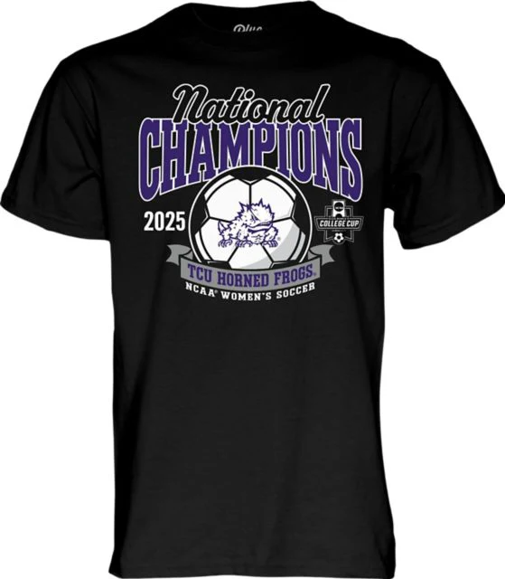 Texas Christian University Women's Soccer 2025 National Champions Short Sleeve T-Shirt