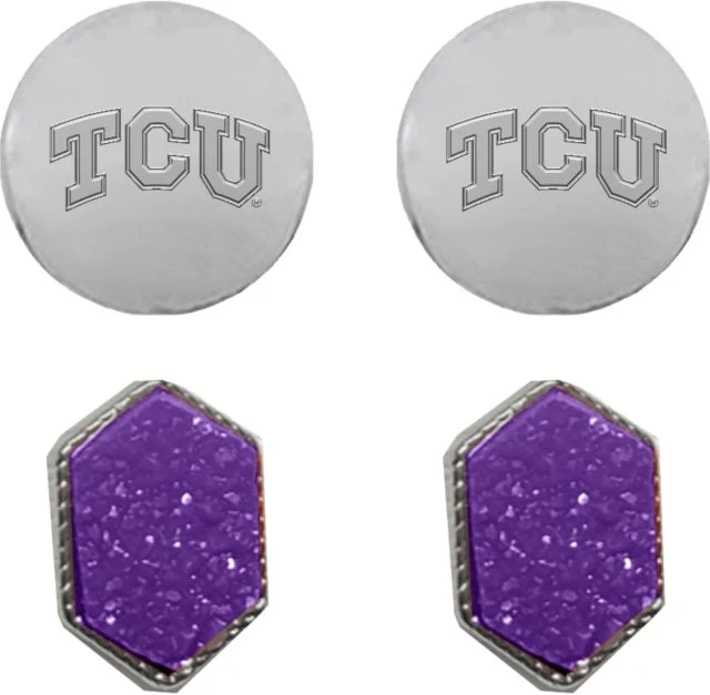 Texas Christian University Stud Set