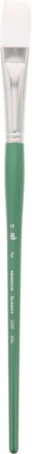 SUMMIT WHITE SYNTHETIC BRISTLE FLAT 12 LONG HANDLE
