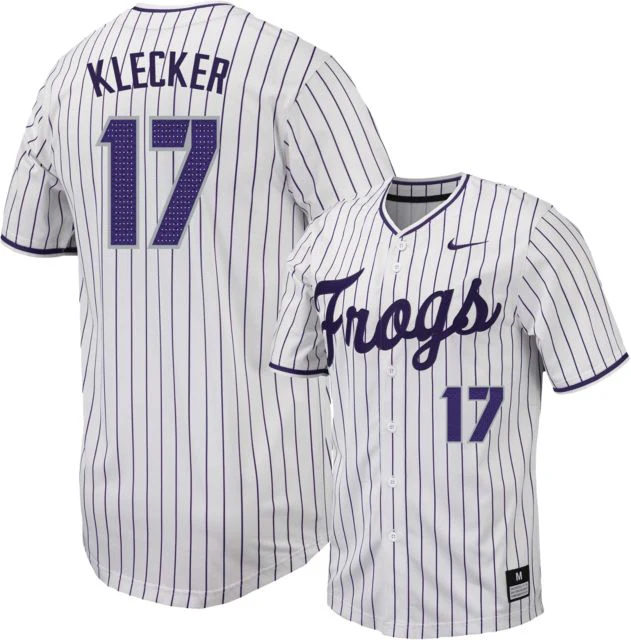TCU Baseball Replica Jersey #17 K KLECKER