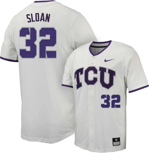 TCU Baseball Replica Jersey #32 B SLOAN