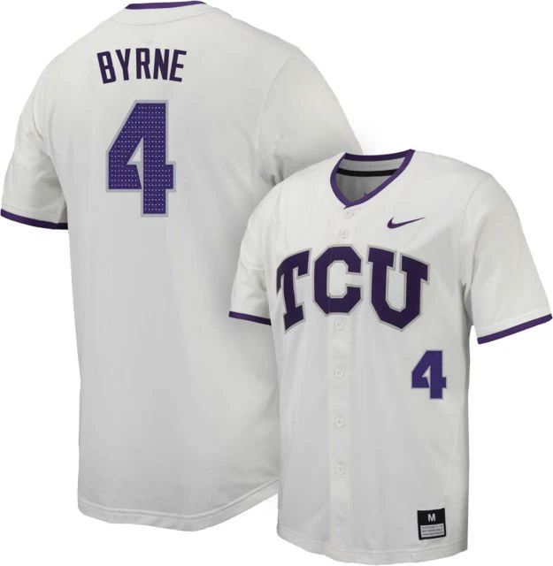 TCU Baseball Replica Jersey #4 KURTIS BYRNE