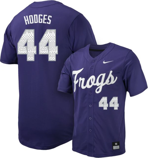 TCU Baseball Replica Jersey #44 H HODGES - Image 2