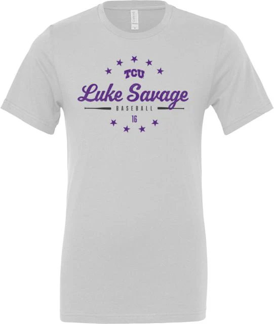 TCU Baseball T-Shirt Luke Savage - 16 - ONLINE ONLY