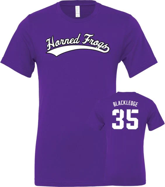 TCU Baseball T-Shirt Owen Blackledge - 35 - ONLINE ONLY - Image 2
