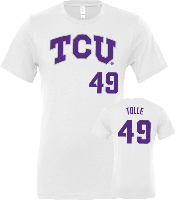 TCU Baseball T-Shirt Payton Tolle - 49 - ONLINE ONLY