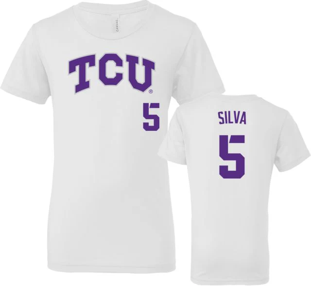 TCU Baseball Youth T-Shirt Anthony Silva - 5 - ONLINE ONLY