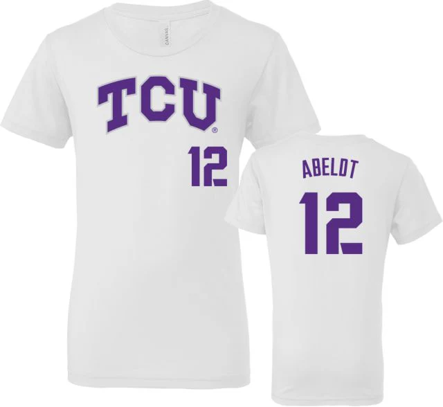 TCU Baseball Youth T-Shirt Ben Abeldt - 12 - ONLINE ONLY