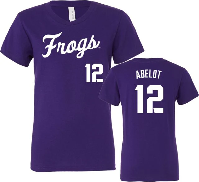 TCU Baseball Youth T-Shirt Ben Abeldt - 12 - ONLINE ONLY - Image 2