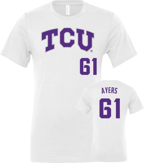 TCU Baseball T-Shirt Kyle Ayers - 61 - ONLINE ONLY