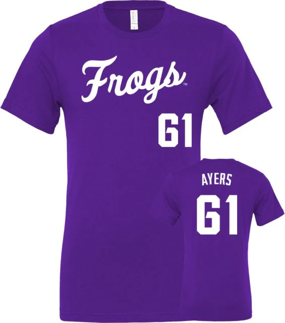 TCU Baseball T-Shirt Kyle Ayers - 61 - ONLINE ONLY - Image 2