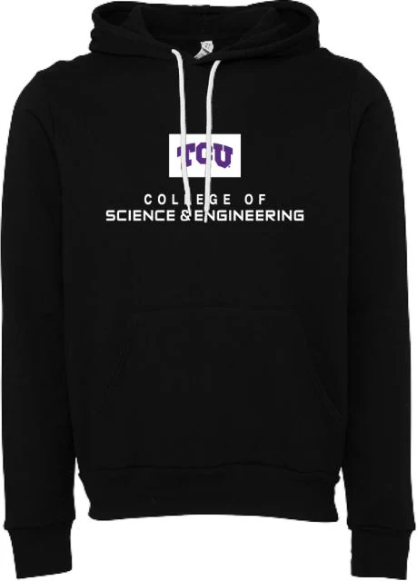 TCU Bella + Canvas Fleece Hood College of Science and Engineering - ONLINE ONLY