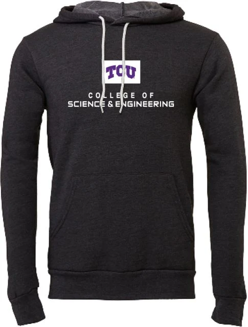 TCU Bella + Canvas Fleece Hood College of Science and Engineering - ONLINE ONLY