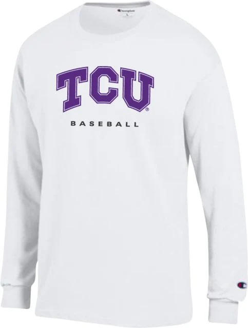 TCU Champion Long Sleeve T Shirt Baseball - ONLINE ONLY - Image 3