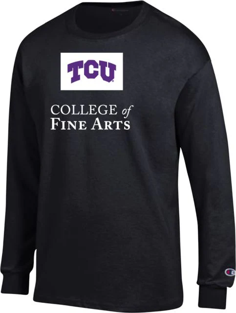 TCU Champion Long Sleeve T Shirt College of Fine Arts - ONLINE ONLY