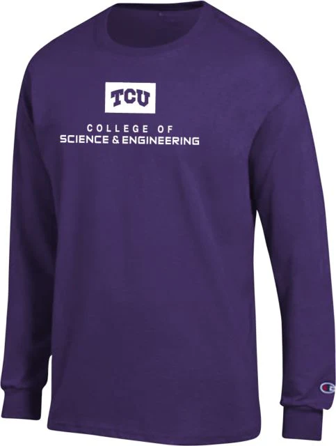 TCU Champion Long Sleeve T Shirt College of Science and Engineering - ONLINE ONLY