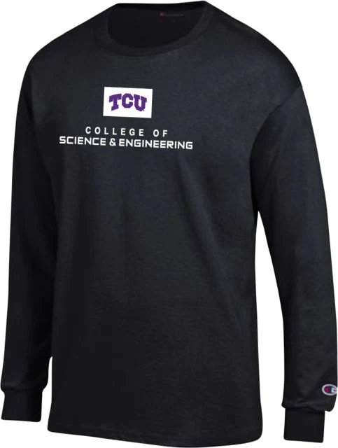 TCU Champion Long Sleeve T Shirt College of Science and Engineering - ONLINE ONLY