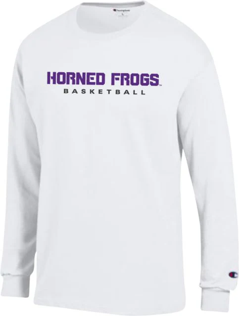 TCU Champion Long Sleeve T Shirt Horned Frogs Basketball - ONLINE ONLY - Image 2