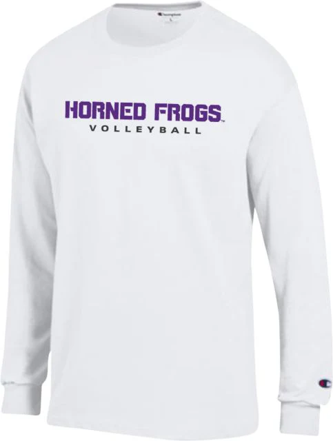 TCU Champion Long Sleeve T Shirt Horned Frogs Volleyball - ONLINE ONLY - Image 2