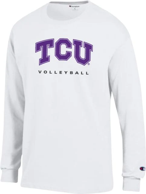 TCU Champion Long Sleeve T Shirt Volleyball - ONLINE ONLY - Image 2
