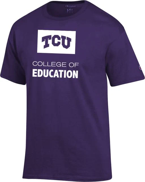 TCU Champion T Shirt College of Education - ONLINE ONLY