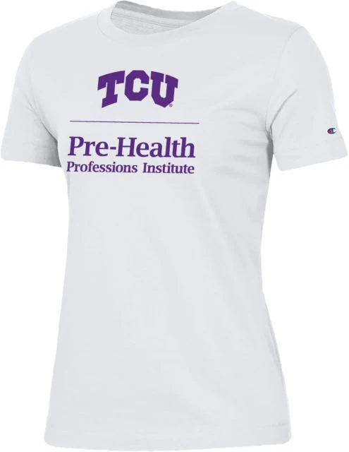 TCU Champion Womens Tee TCU Pre Health Stacked - ONLINE ONLY