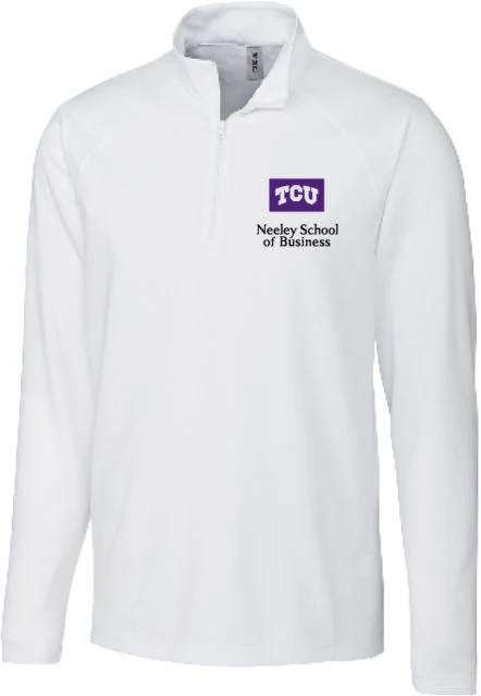 TCU Clique Ice Pique Half Zip Neeley School of Business - ONLINE ONLY