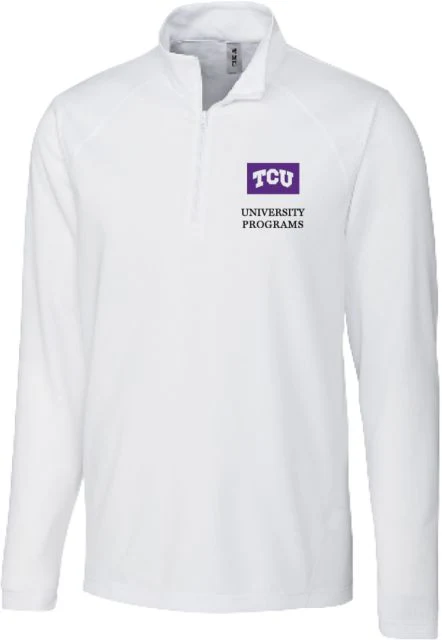 TCU Clique Ice Pique Half Zip University programs - ONLINE ONLY