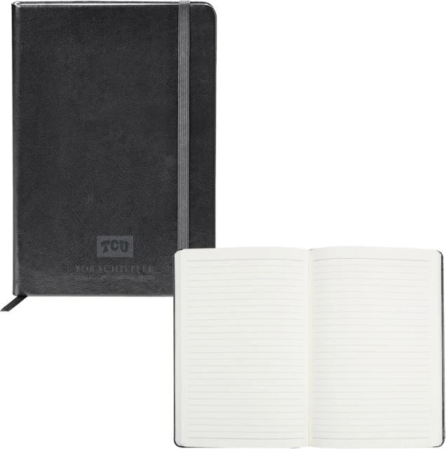 TCU Fabrizio Hard Cover Journal Bob Schieffer College of Communication Engraved - ONLINE ONLY