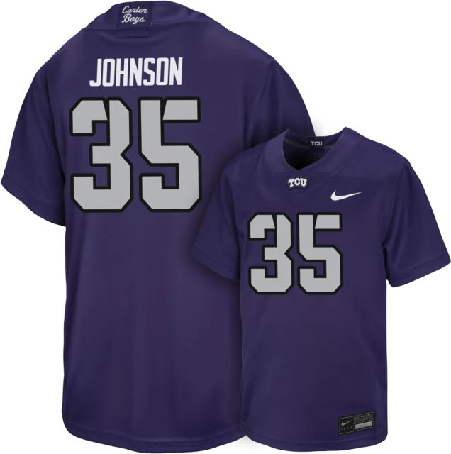 TCU Football Youth Replica Jersey #35 T JOHNSON