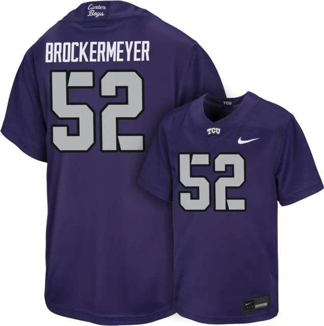 TCU Football Youth Replica Jersey #52 J BROCKERMEYER