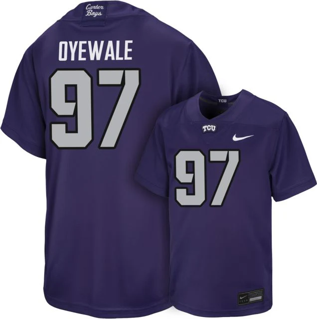 TCU Football Youth Replica Jersey #97 P OYEWALE