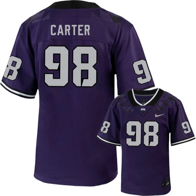 TCU Football Youth Replica Jersey #98 AVION CARTER