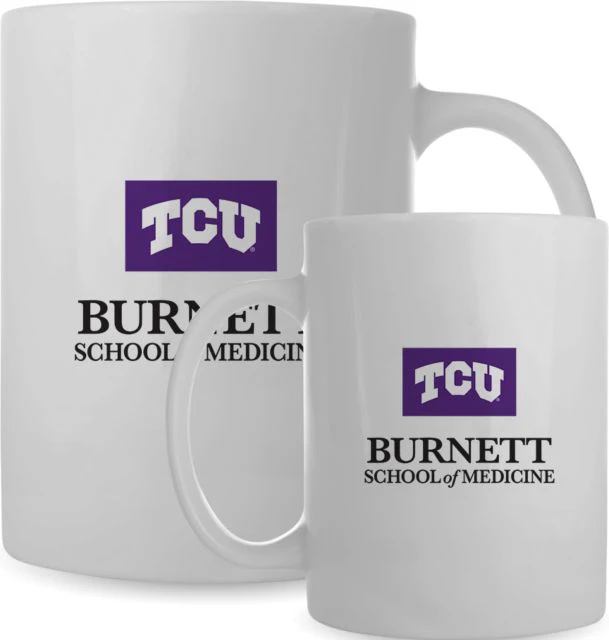TCU Full Color Mug 15oz TCU Burnett School of Medicine Vertical - ONLINE ONLY