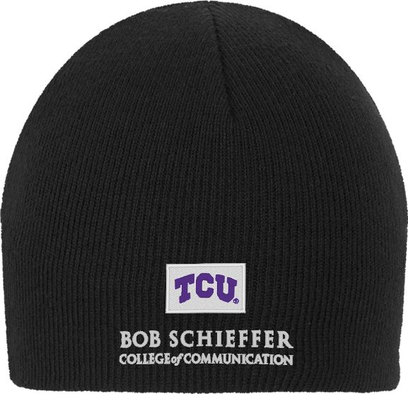 TCU Knit Beanie Bob Schieffer College of Communication - ONLINE ONLY