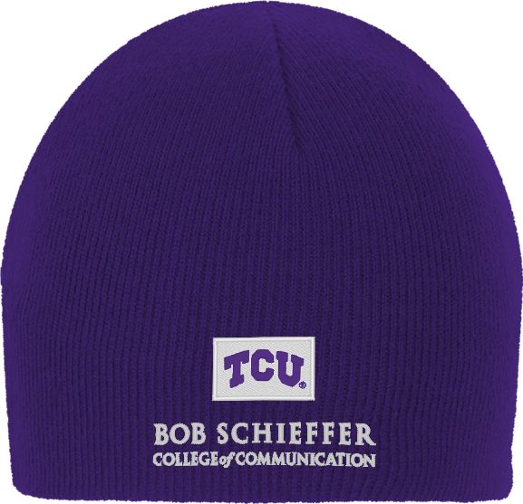 TCU Knit Beanie Bob Schieffer College of Communication - ONLINE ONLY - Image 2