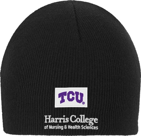 TCU Knit Beanie Harris College of Nursing and Health - ONLINE ONLY