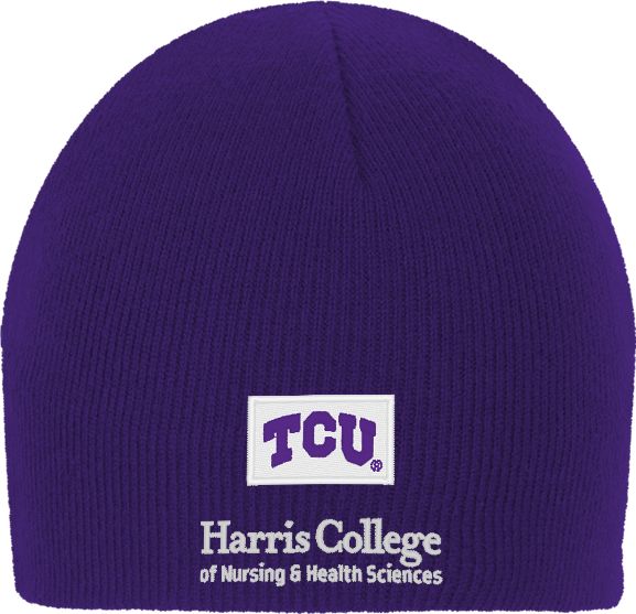 TCU Knit Beanie Harris College of Nursing and Health - ONLINE ONLY - Image 2