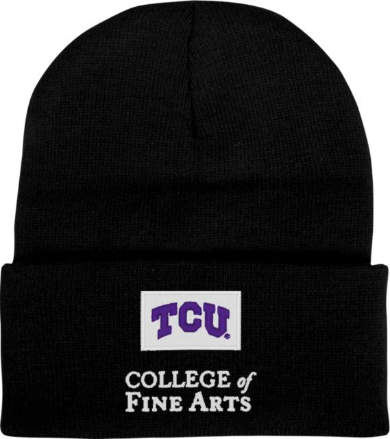 TCU Knit Beanie w/Cuff College of Fine Arts - ONLINE ONLY